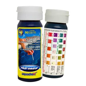 Fita Teste Aquachek Hidroazul